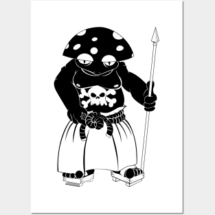 Poisonous Samurai Frog Posters and Art